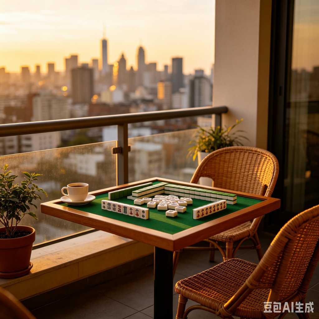 vintage gift mahjong set