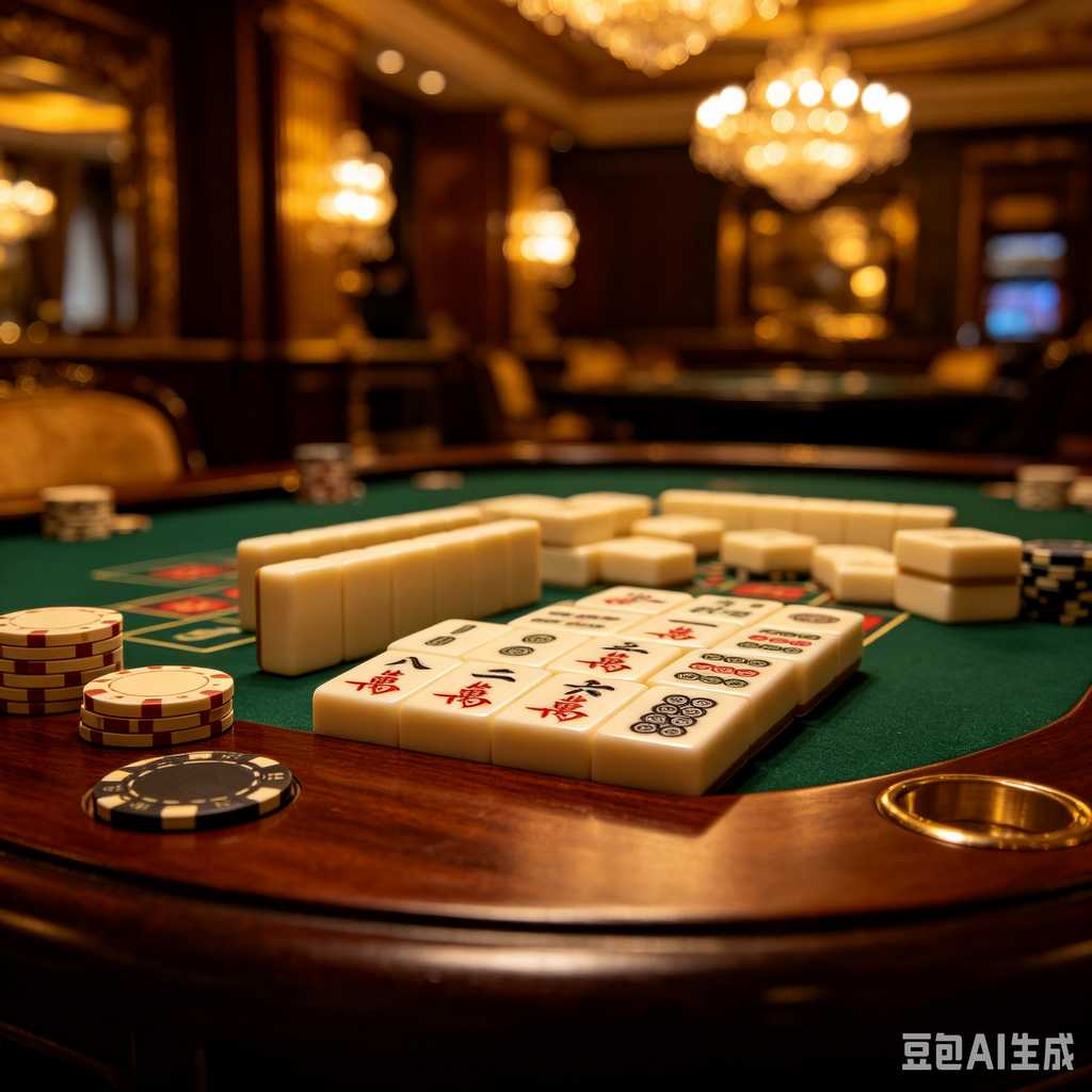 gradient blue mahjong tiles